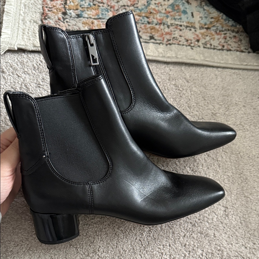 NEW- Franco Sarto Nellie Black Boots